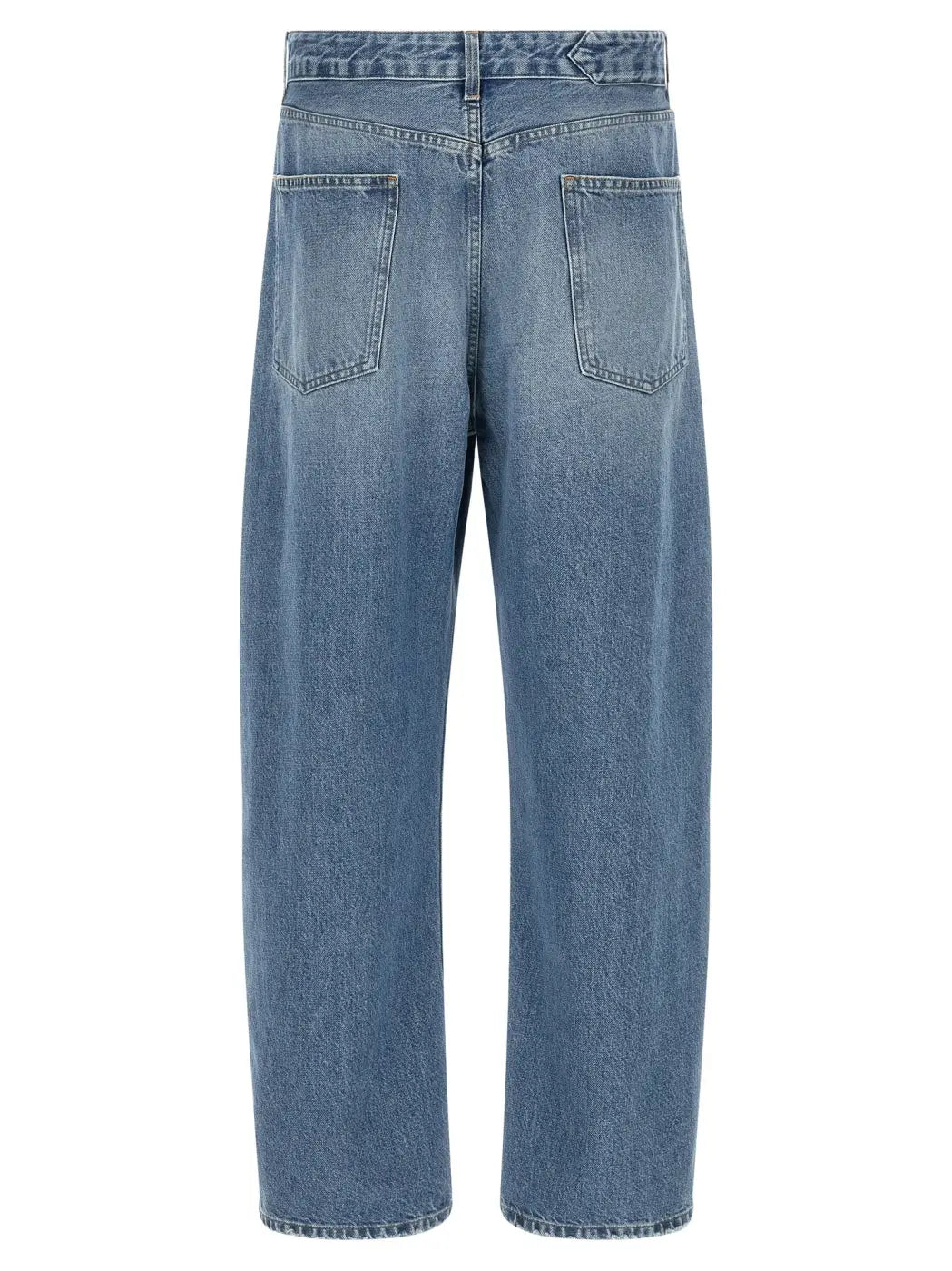 Jacquemus Blue Cotton High-waisted Jean