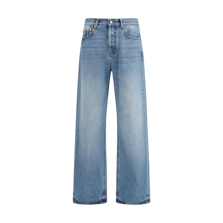Jacquemus Blue Cotton Jeans Denim