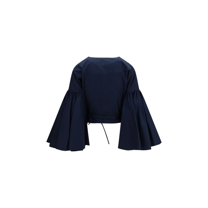 Jacquemus Blouses - Blue Cotton Shirt