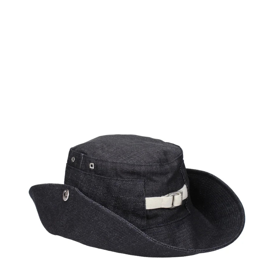 Jacquemus Blue Cotton Sunhat