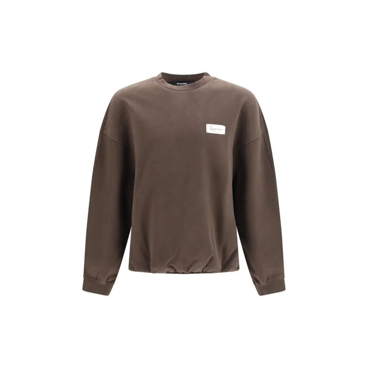 Jacquemus Brown Cotton Sweatshirt