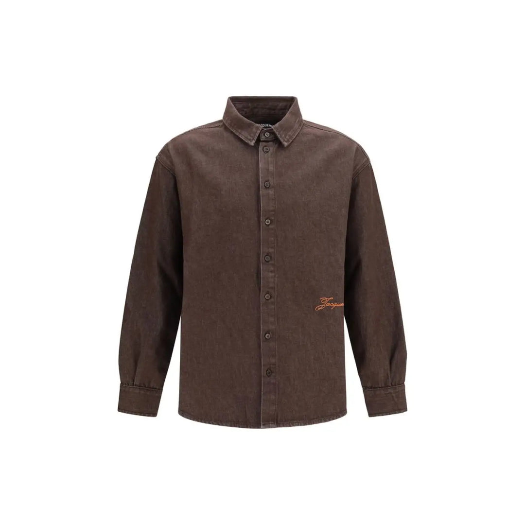 Jacquemus Brown Denim Shirt