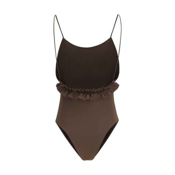 Jacquemus Brown Polyamide One-piece Swimsuit - Women’s