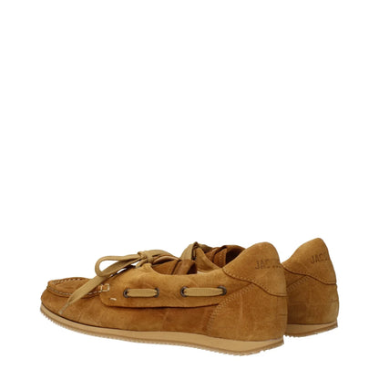 Jacquemus Brown Suede Loafers Luxury Designer Clothing Style