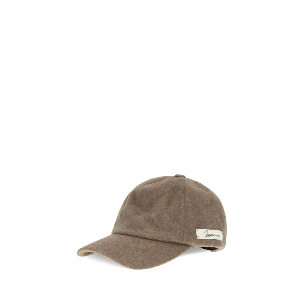Jacquemus Brown Wool Oves Aries Cap (baseball Hat)