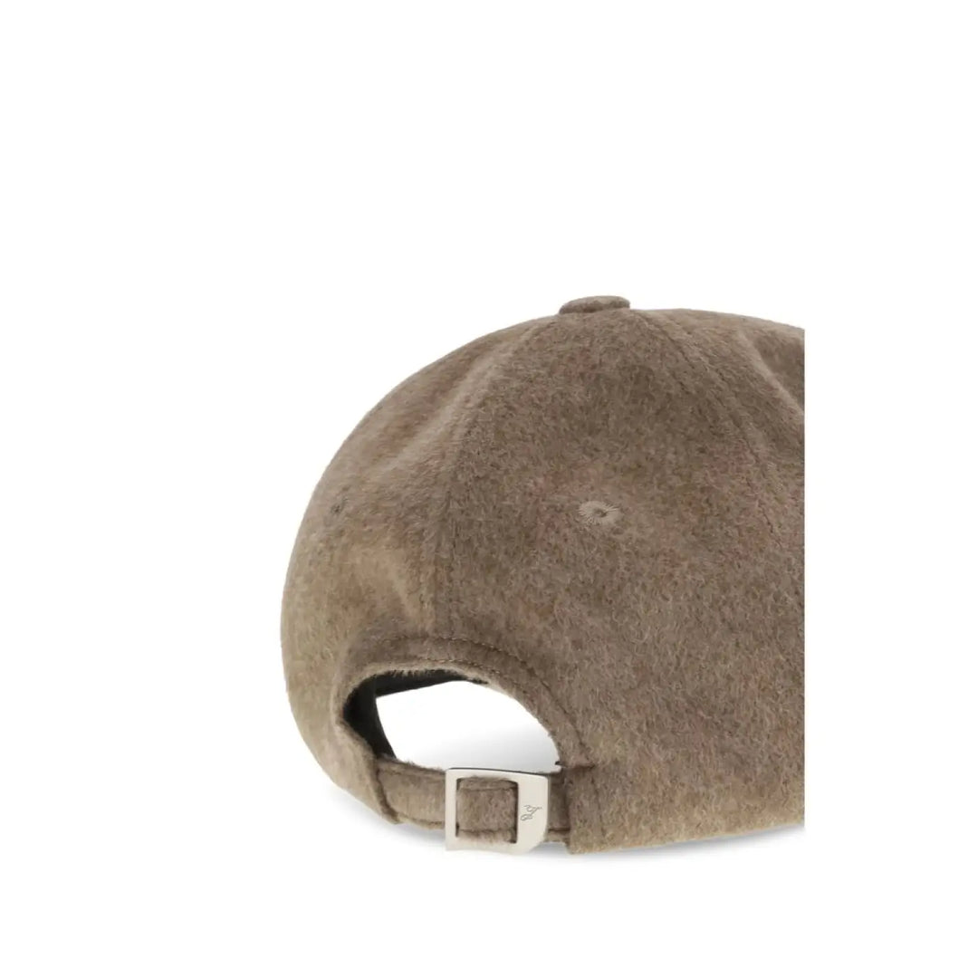 Jacquemus Brown Wool Oves Aries Cap (baseball Hat)