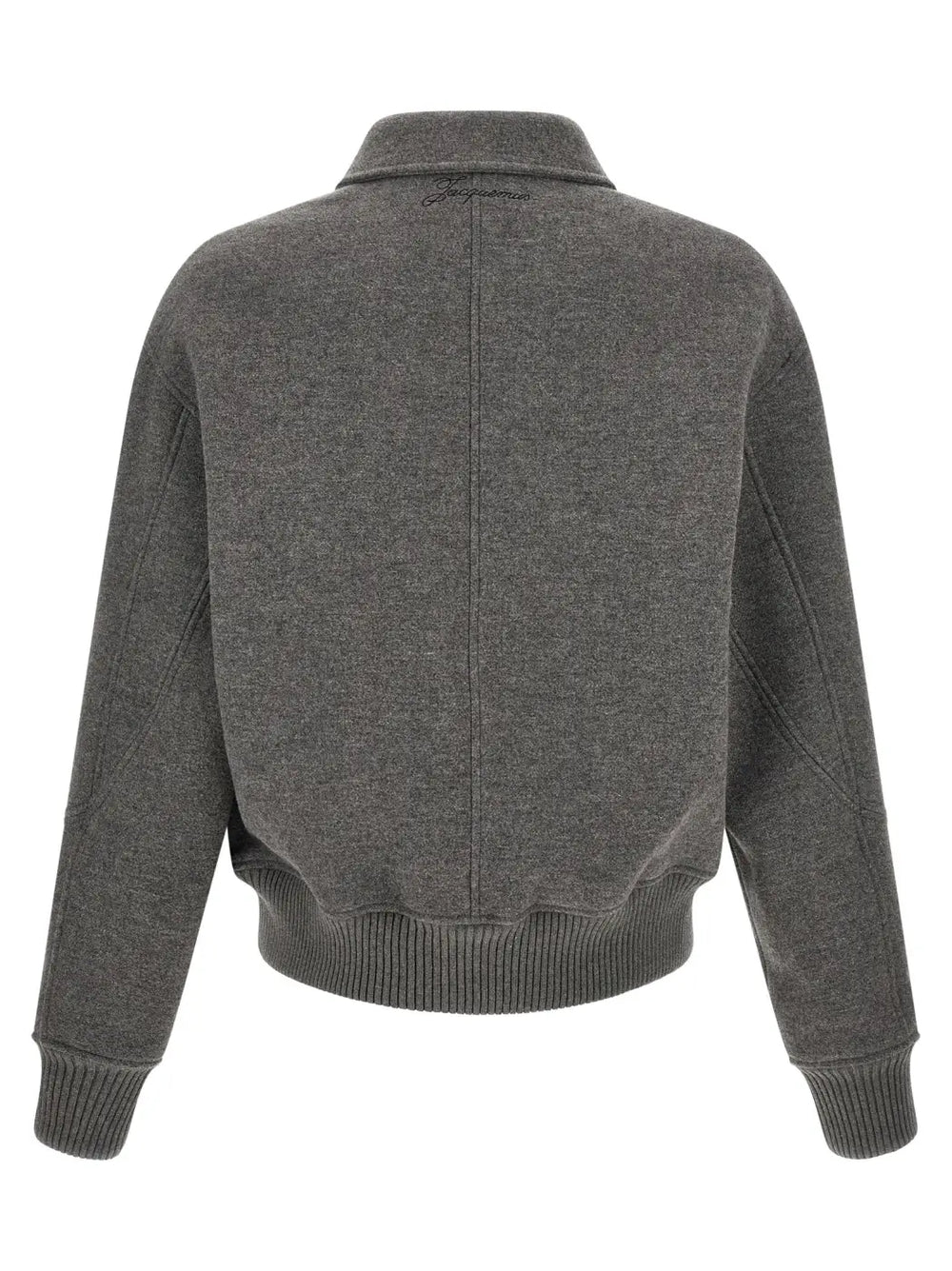Jacquemus Gray Virgin Wool Bomber