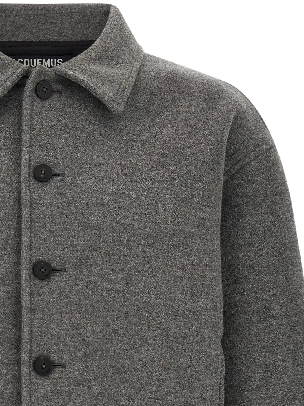 Jacquemus Gray Virgin Wool Bomber