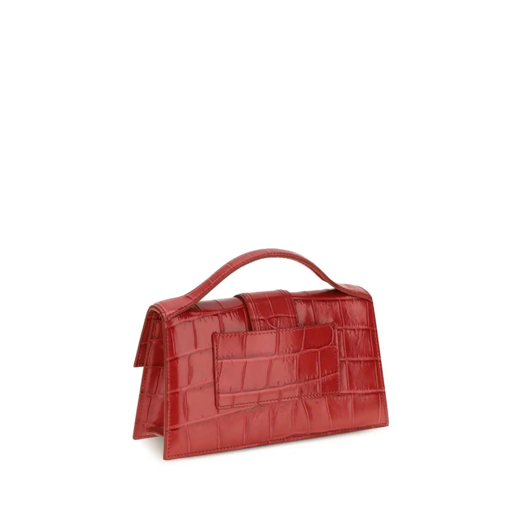 Jacquemus Red Calf Leather Bos Taurus Handbag