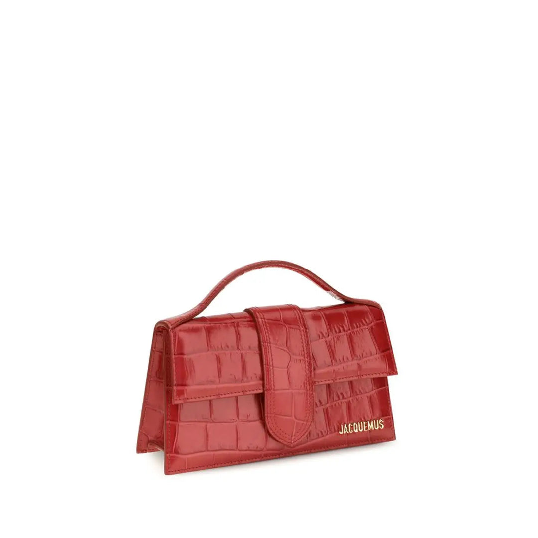 Jacquemus Red Calf Leather Bos Taurus Handbag