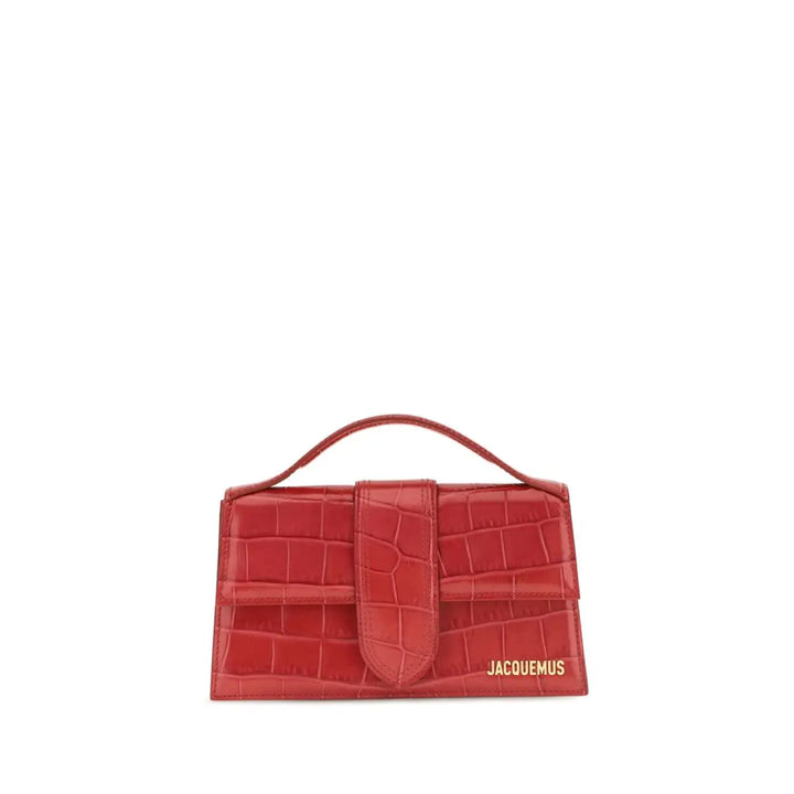 Jacquemus Red Calf Leather Bos Taurus Handbag