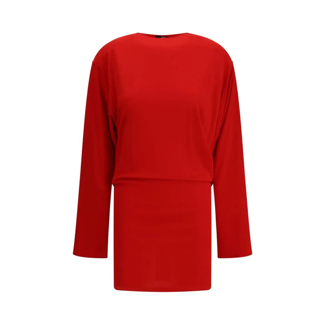 Jacquemus Red Viscose Cocktail Dress