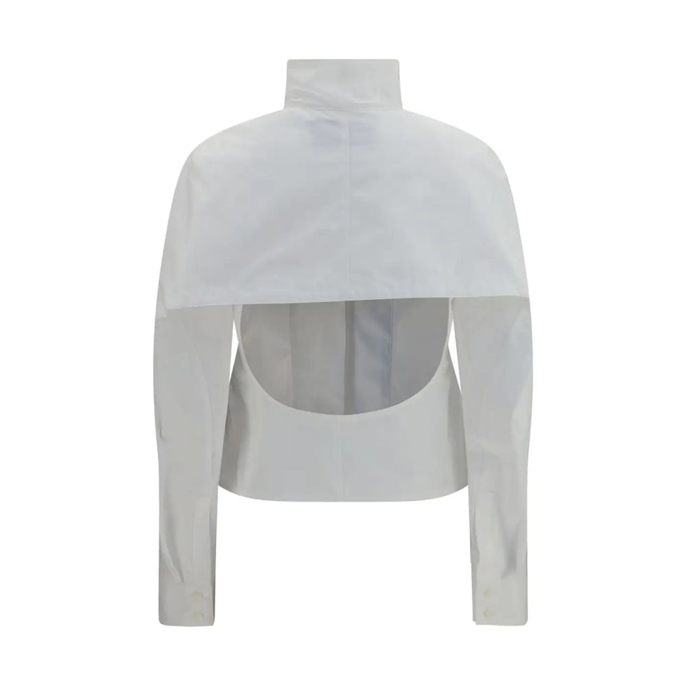 Jacquemus White Cotton Dress Shirt