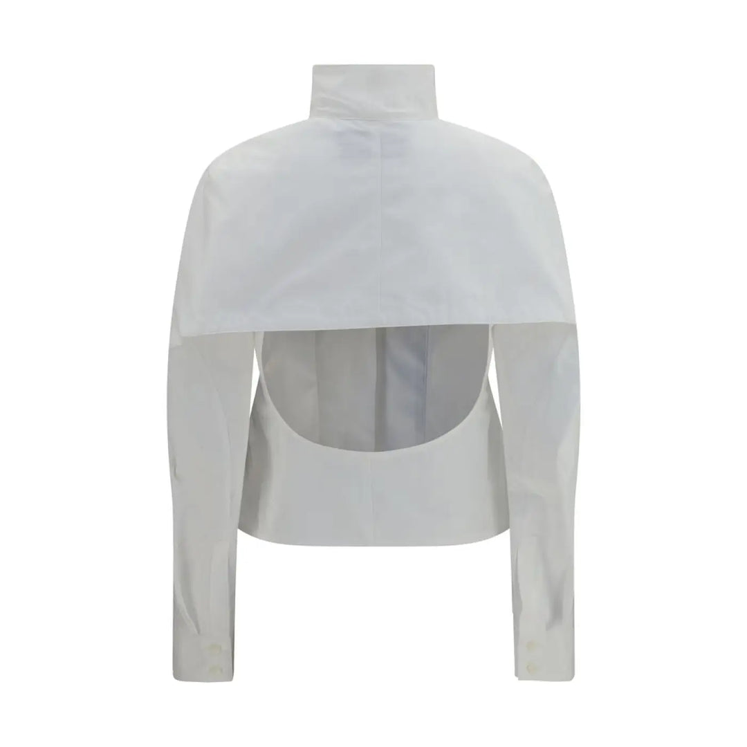 Jacquemus White Cotton Dress Shirt