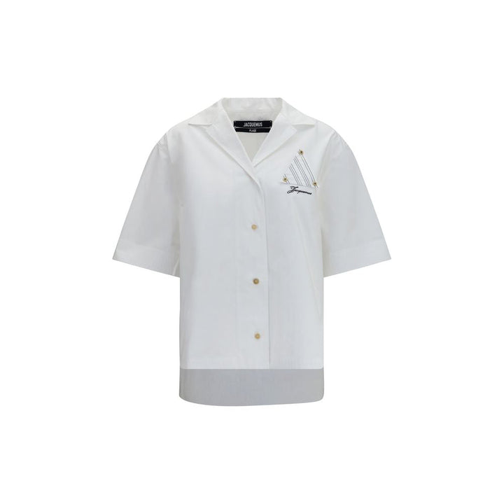 Jacquemus Shirts - White Cotton Shirt