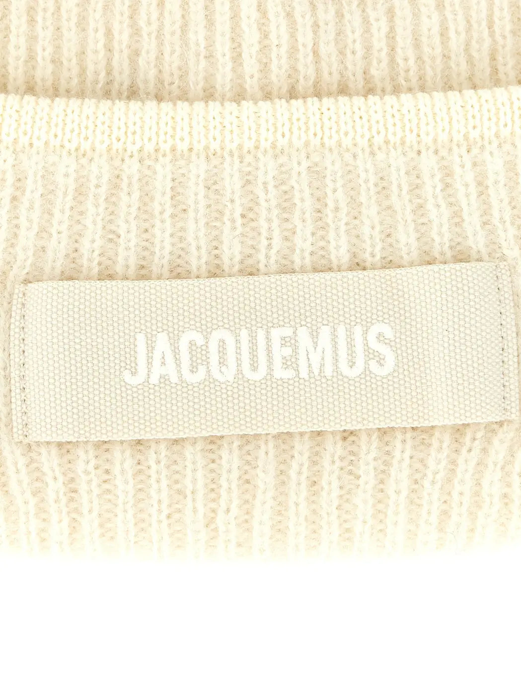 Jacquemus White Wool Beanie