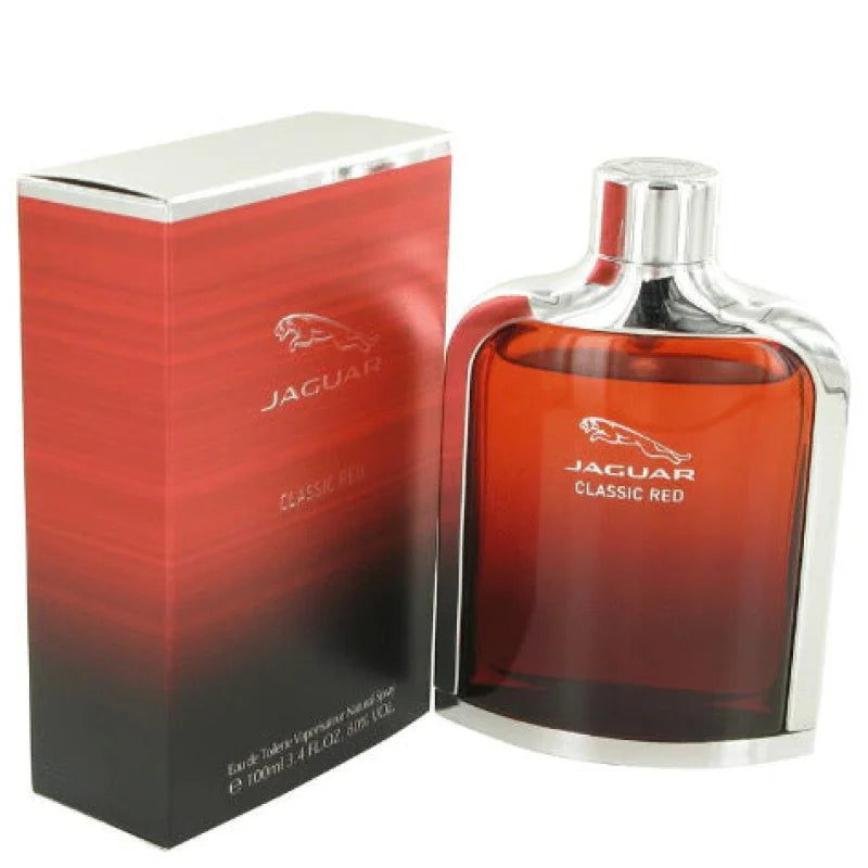 Jaguar Classic Red Eau Citrus Spark Edge With Woody Base Men’s Cologne