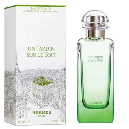 Jardin Sur Le Toit Perfume Fresh Green Scent with Rose and Fruit Notes Women’s Hermes