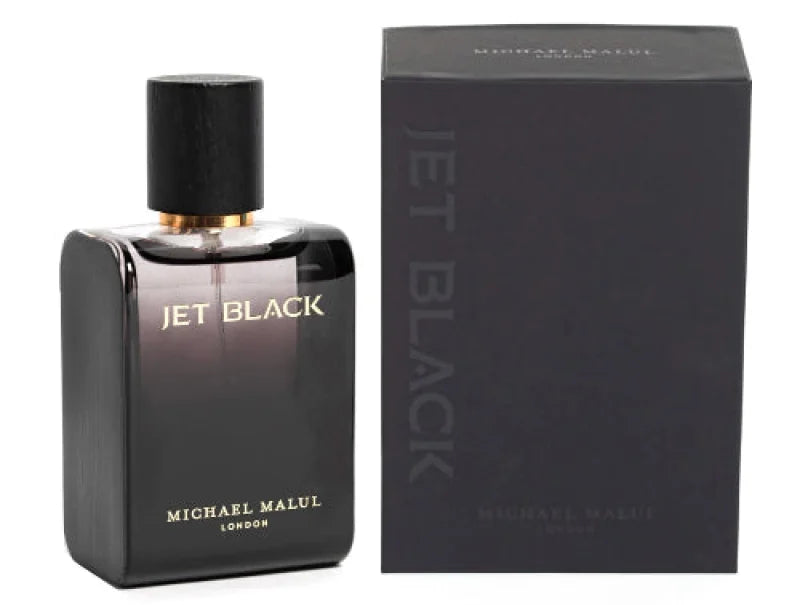 Jet Black Eau Warm Leather Smoky Base Charismatic Scent Men’s Cologne Michael Malul