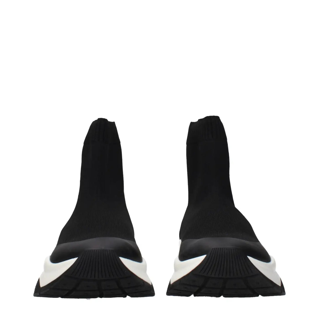 Jimmy Choo Black Fabric Ankle Boots