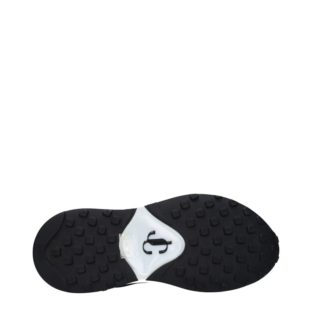 Jimmy Choo Black Fabric Athletic Sneakers