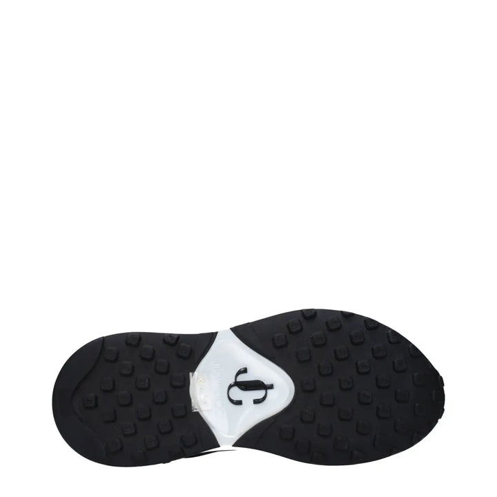 Jimmy Choo Black Fabric Athletic Sneakers