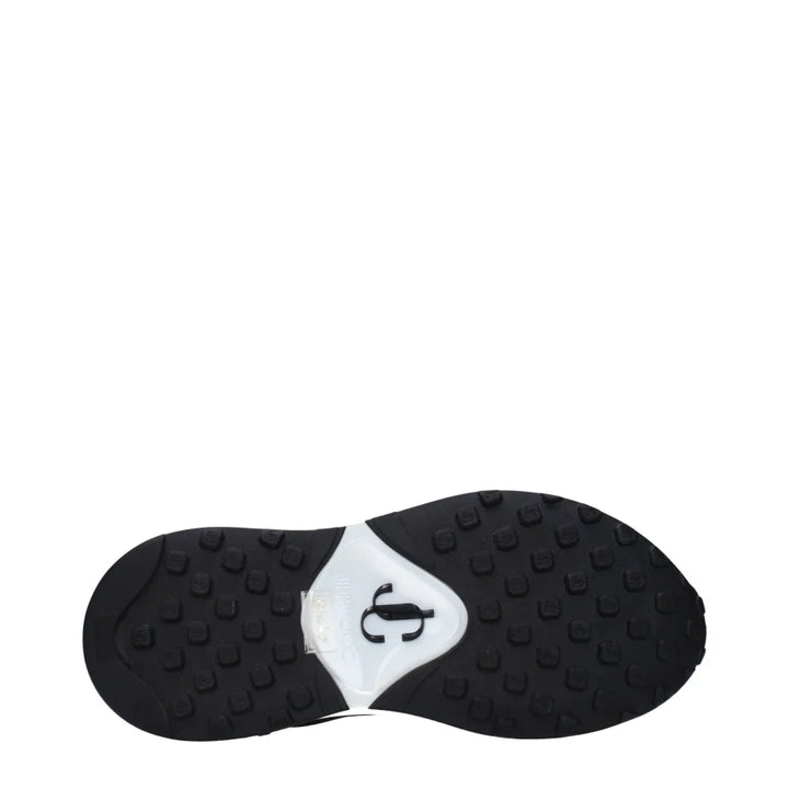 Jimmy Choo Black Fabric Athletic Sneakers