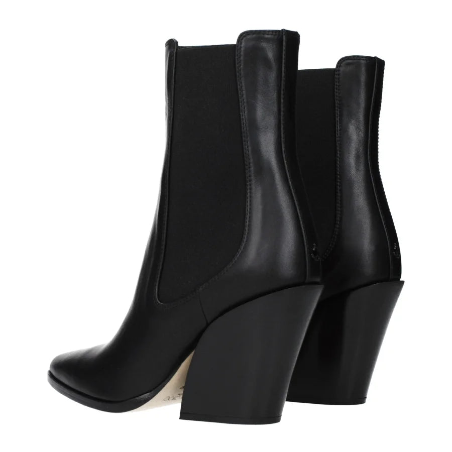 Jimmy Choo Black Leather Ankle Boots