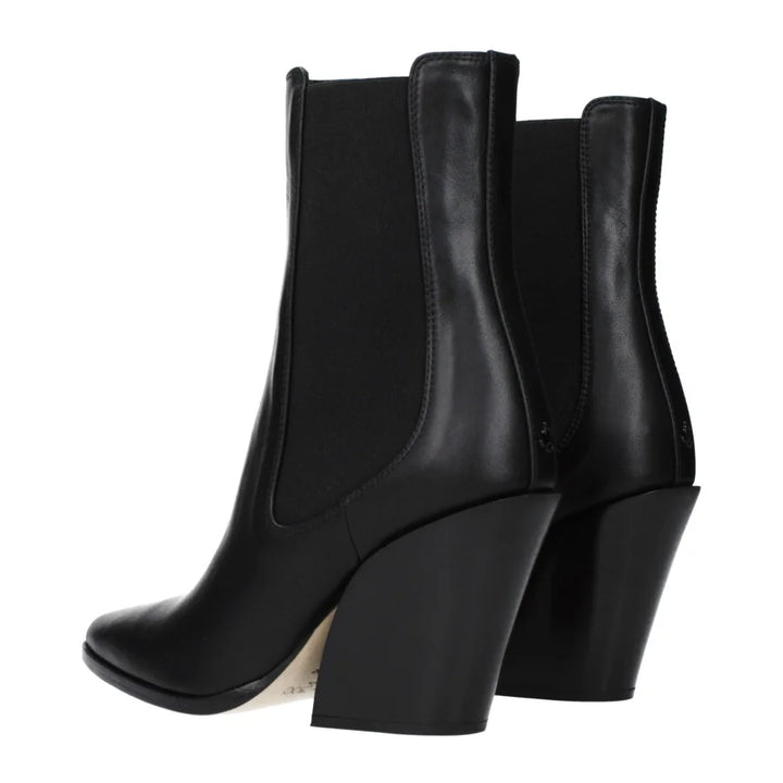 Jimmy Choo Black Leather Ankle Boots