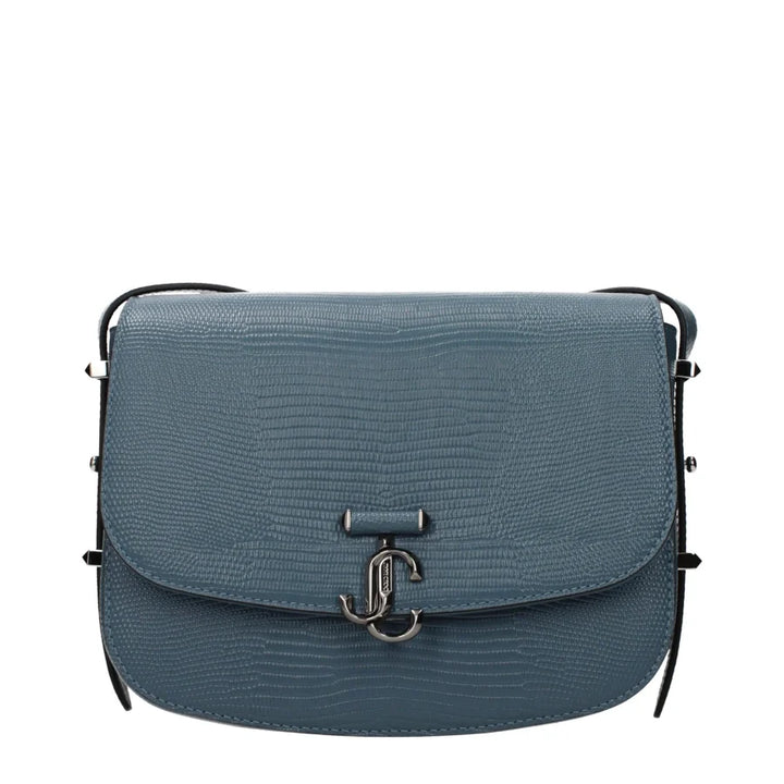 Jimmy Choo Blue Leather Crossbody Bag