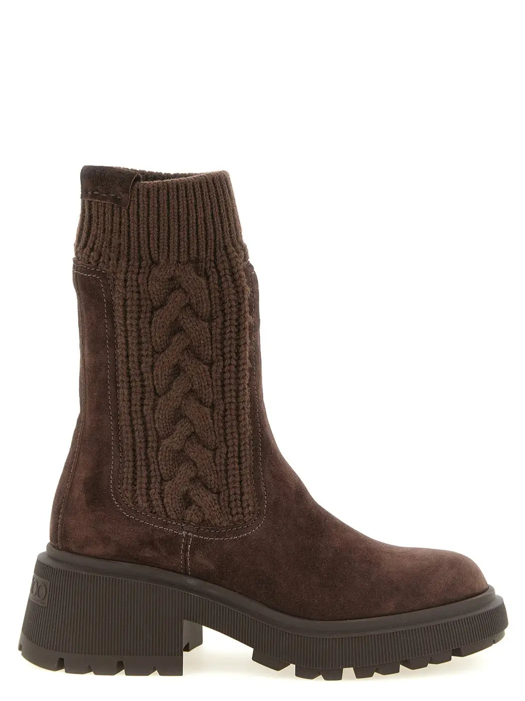 Women’s Jimmy Choo Brown Lamb Leather Ankle Boots
