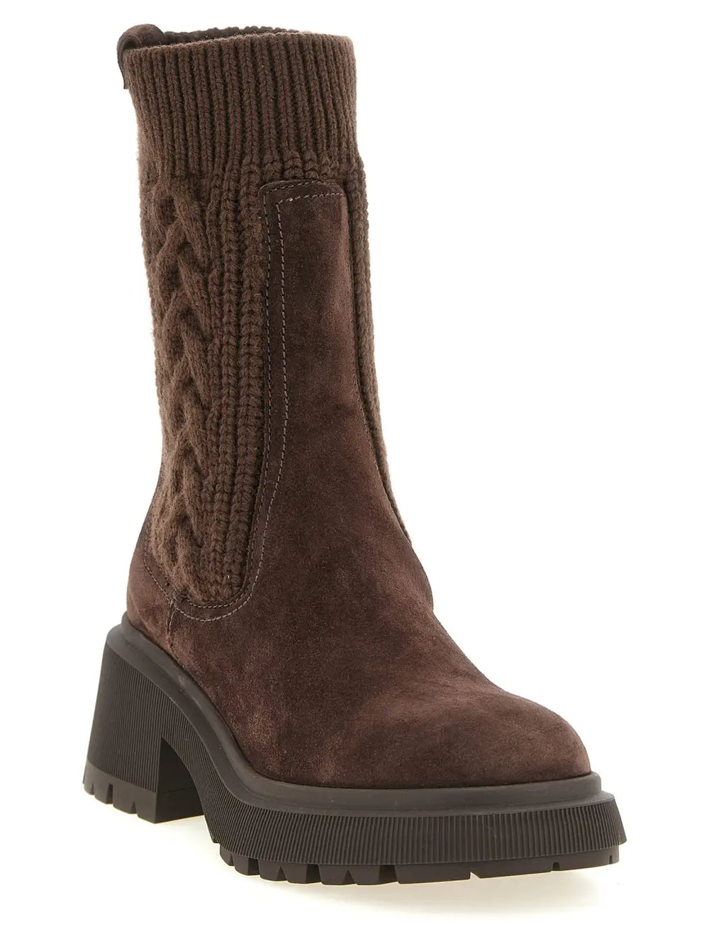 Women’s Jimmy Choo Brown Lamb Leather Ankle Boots