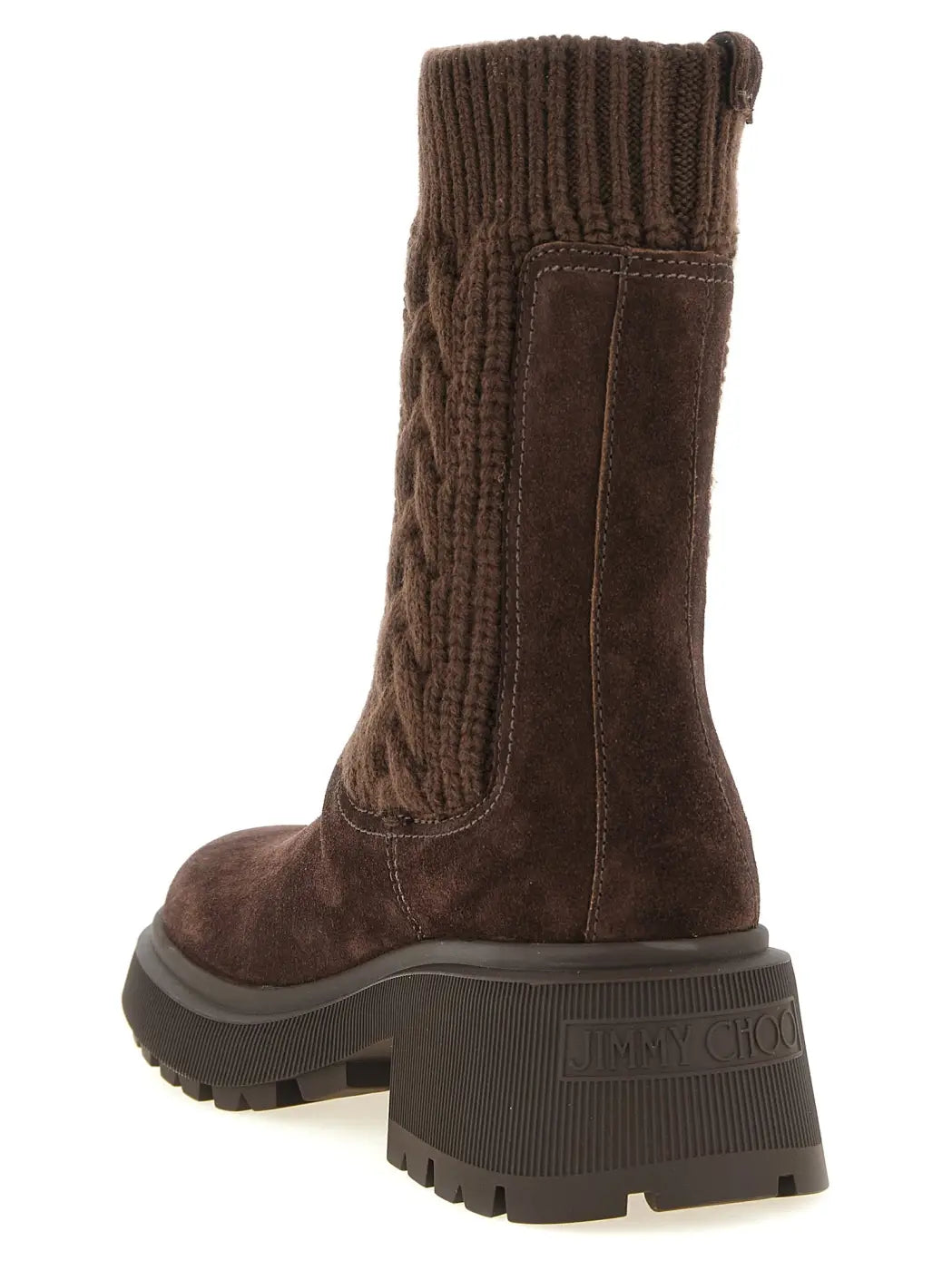 Women’s Jimmy Choo Brown Lamb Leather Ankle Boots