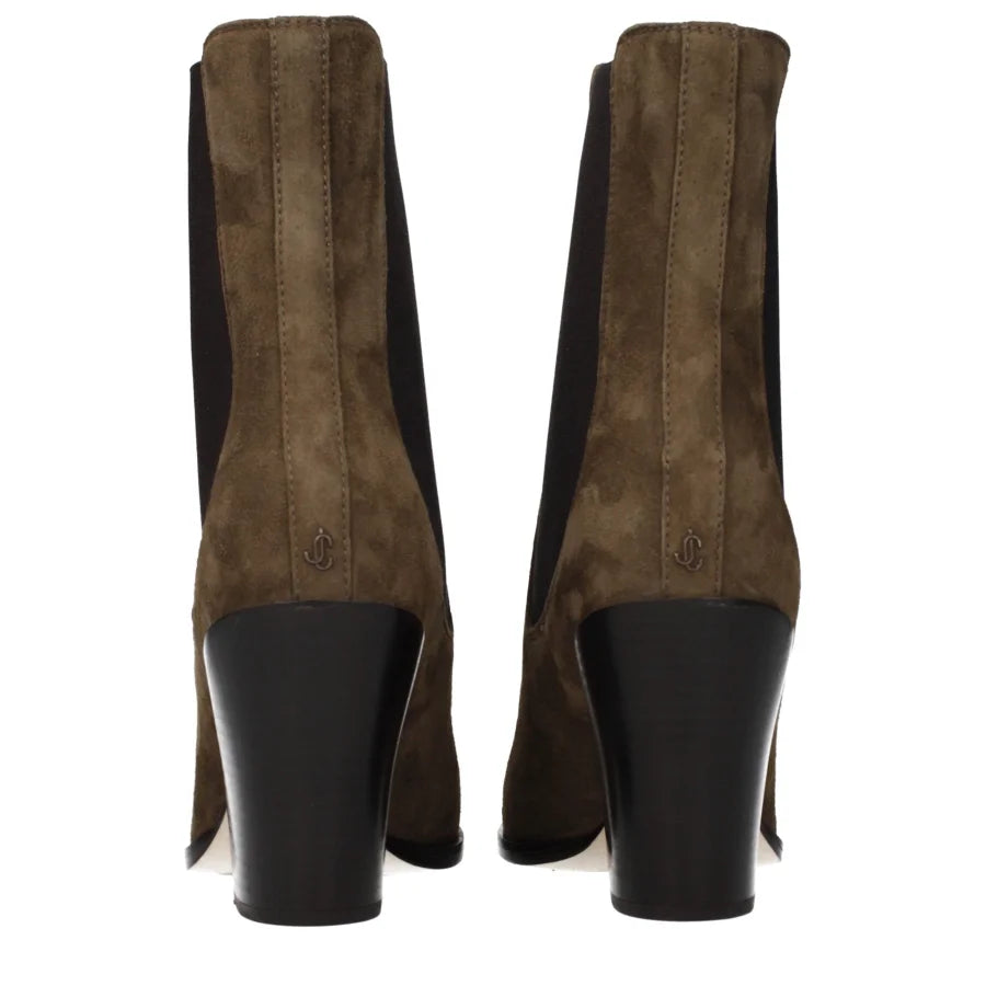 Jimmy Choo Brown Leather Ankle Boots