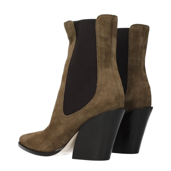 Jimmy Choo Brown Leather Ankle Boots