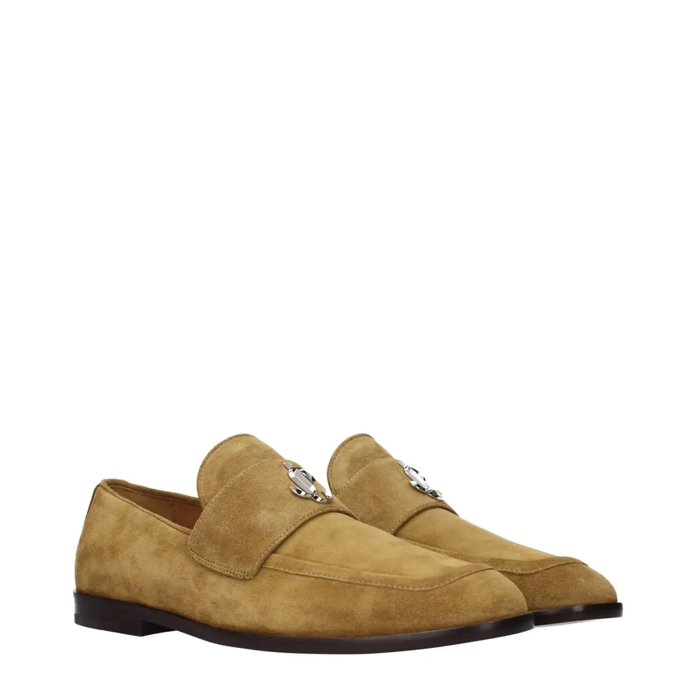 Jimmy Choo Brown Leather Slip-on Loafers