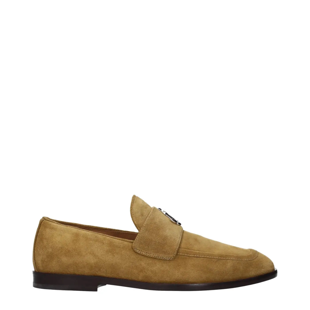 Jimmy Choo Brown Leather Slip-on Loafers