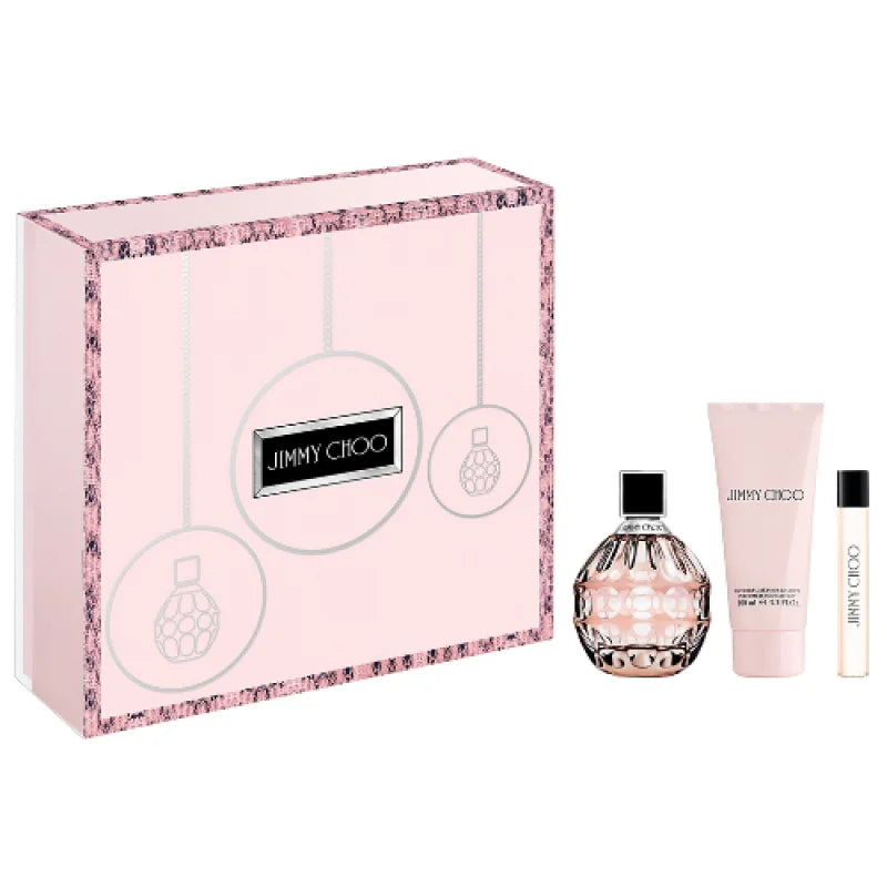 Jimmy Choo Eau Parfum Spray and Luxurious Body Lotion Gift Set Women’s Sets