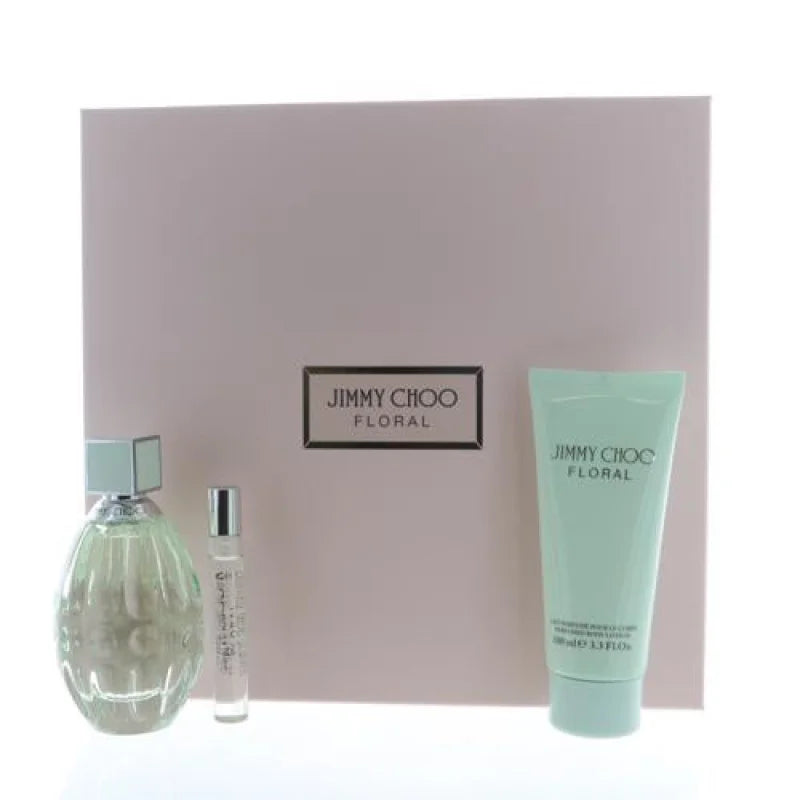 Jimmy Choo Floral Piece Gift Set Eau de Toilette Spray Body Lotion Women’s Sets