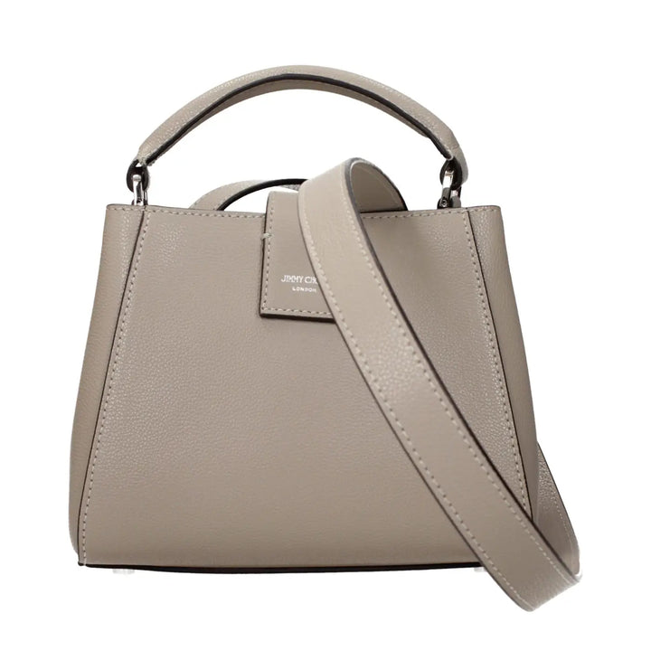 Jimmy Choo Gray Leather Handbag