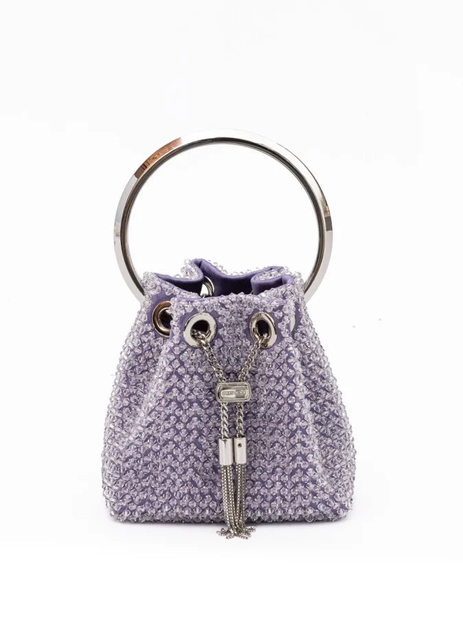 Jimmy Choo Light Purple Bon Micro Crystals Bucket