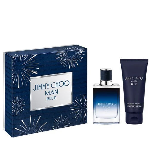 Jimmy Choo Man Blue Gift Set Bold Cologne and Shower Gel for Men Men’s Sets