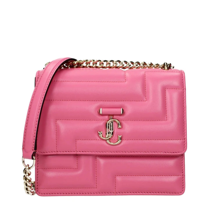 Jimmy Choo Pink Leather Shoulder Bag
