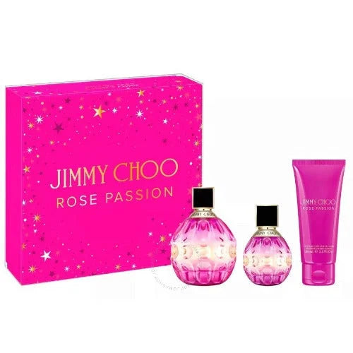 Jimmy Choo Rose Passion Floral Ambery Solar Eau De Parfum Gift Set Women’s Sets