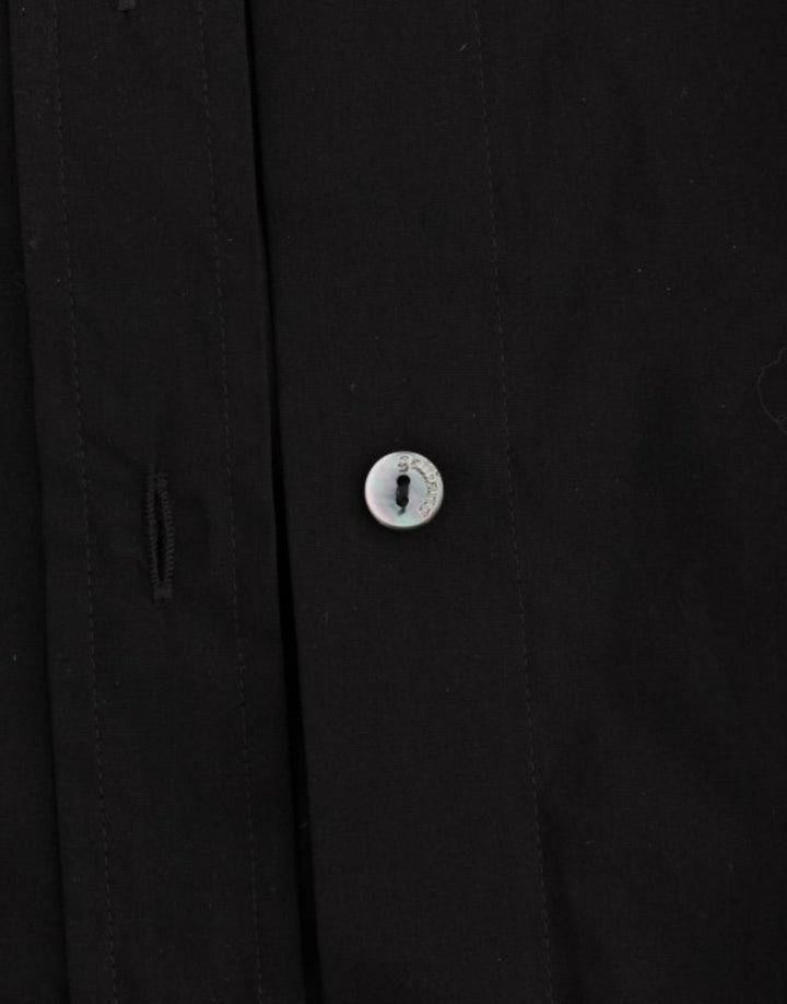John Galliano Shirts - Black cotton shirt top