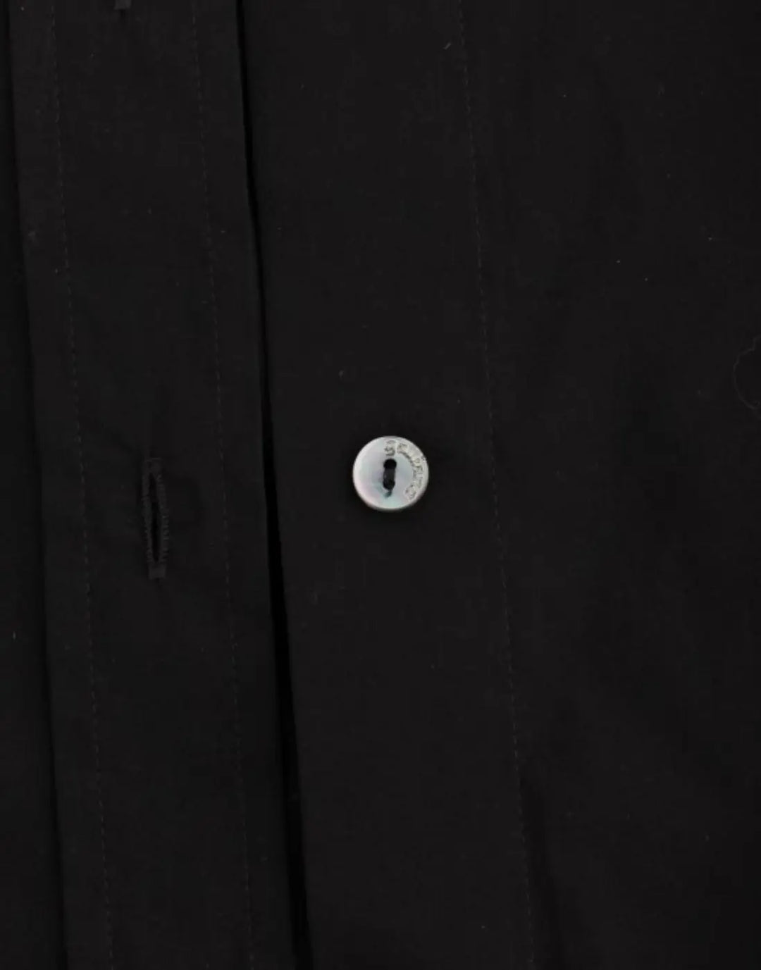 John Galliano Black cotton shirt top