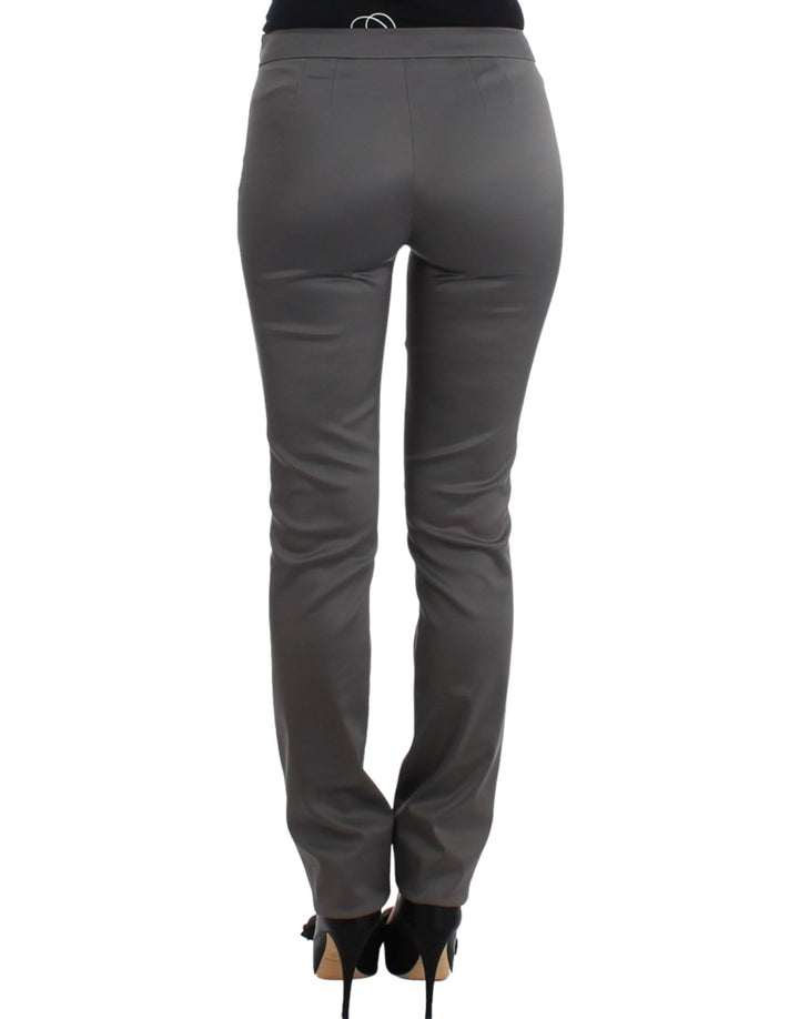 John Galliano Gray Slim Fit Pants