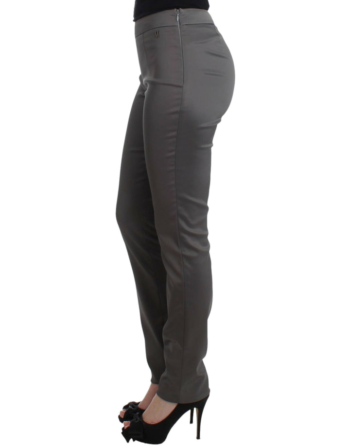 John Galliano Gray Slim Fit Pants