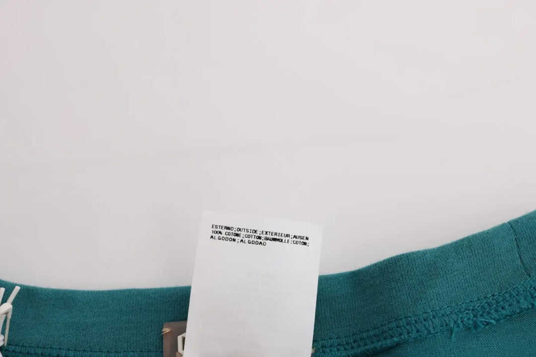 John Galliano Green Cotton Oversized Sweater