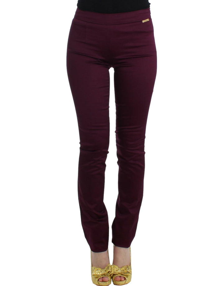 John Galliano Purple Slim Fit Pants